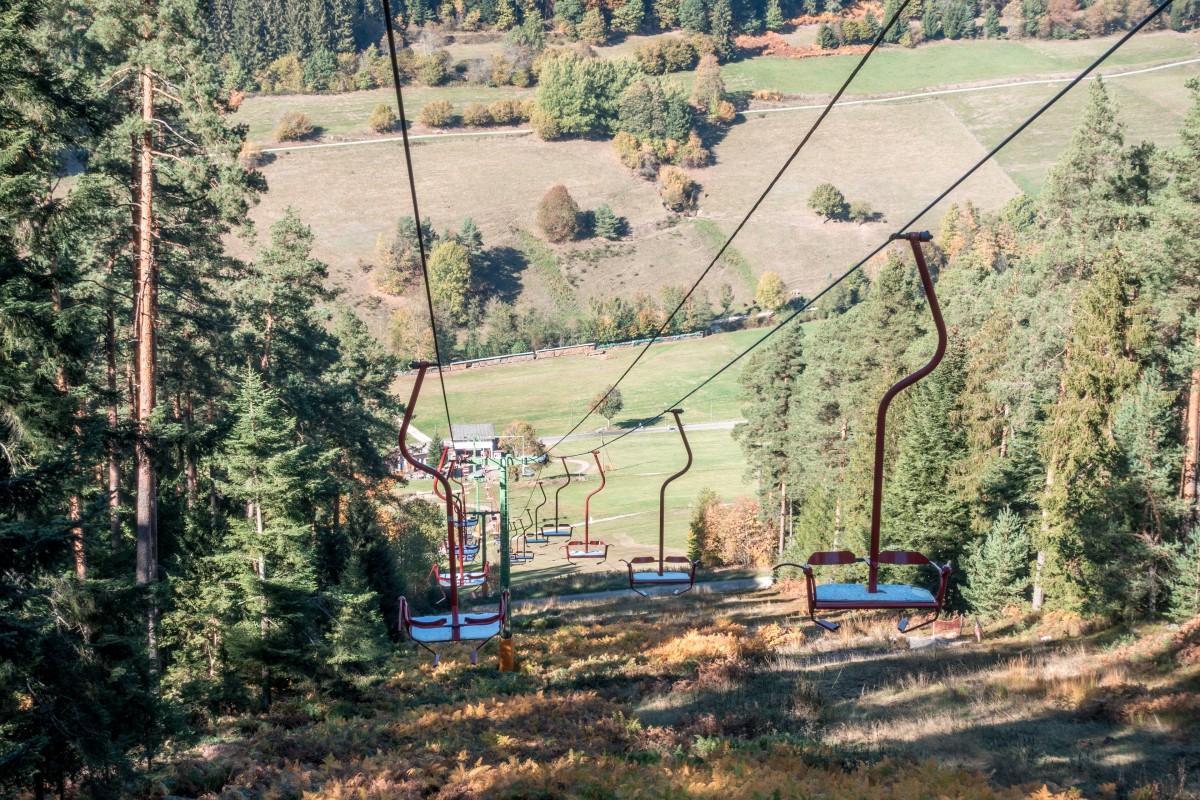 Sesselbahn Baiersbronn-Stöckerkopf, Oktober 2018