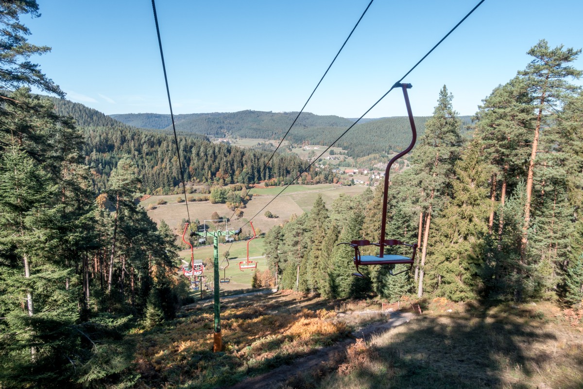 Sesselbahn Baiersbronn-Stöckerkopf, Oktober 2018