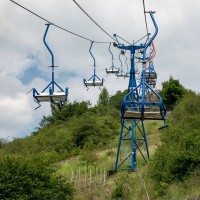 Sesselbahn Boppard-Vierseenblick - erbaut von der Maschinenfabrik Hasenclever, Mai 2017