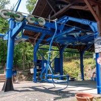Bergstation der Sesselbahn Boppard-Vierseenblick, Mai 2017