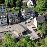 Talstation der Sesselbahn Cochem-Pinnerkreuz, Mai 2017