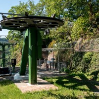 Bergstation der Sesselbahn Cochem-Pinnerkreuz, Mai 2017
