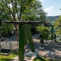 Bergstation der Sesselbahn Cochem-Pinnerkreuz, Mai 2017