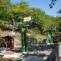 Bergstation der Sesselbahn Cochem-Pinnerkreuz, Mai 2017