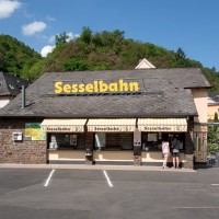 Talstation der Sesselbahn Cochem-Pinnerkreuz, Mai 2017