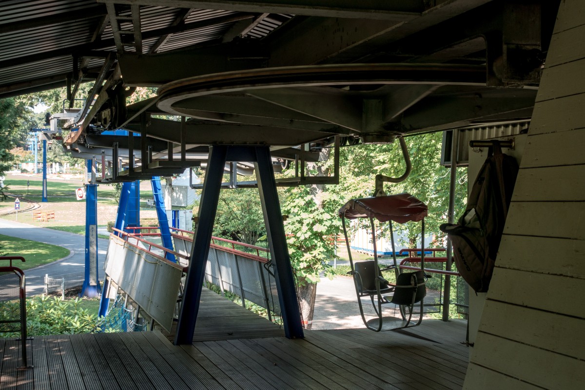 Talstation der Kabinenbahn Westfalenpark, August 2019