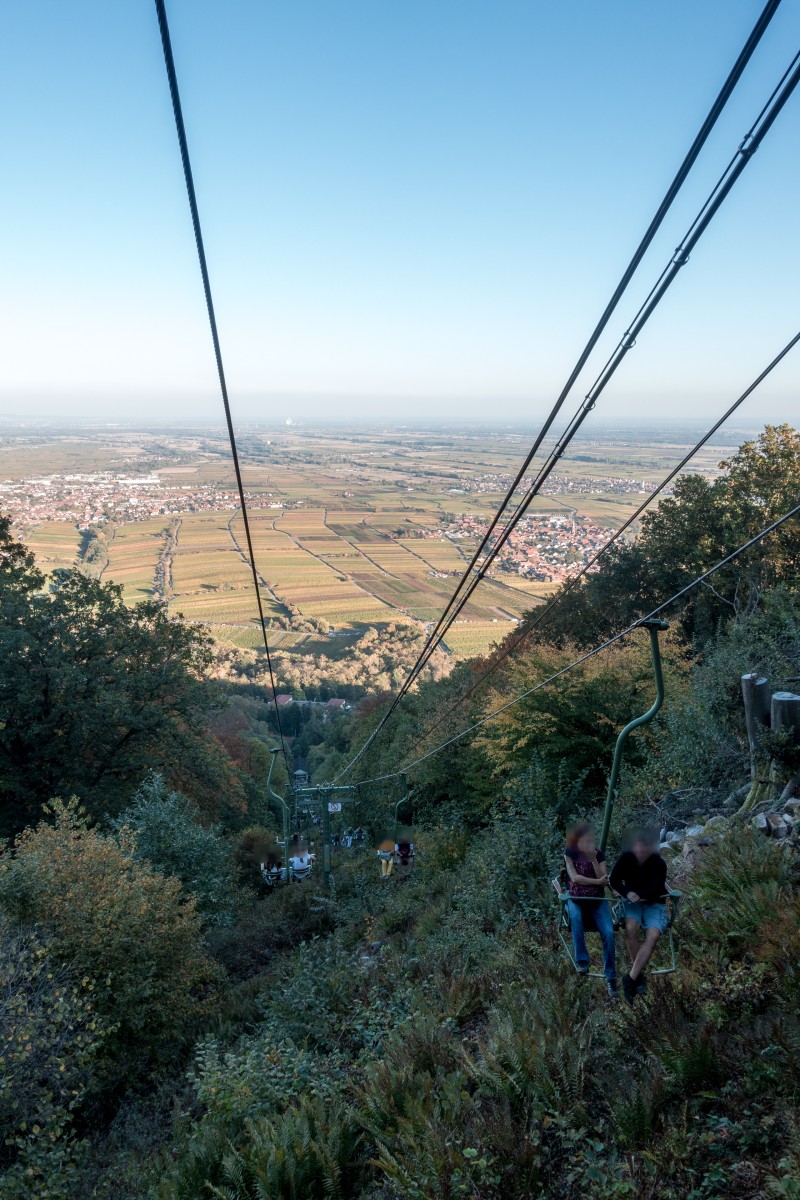 Sesselbahn Edenkoben-Rietburg, Oktober 2018