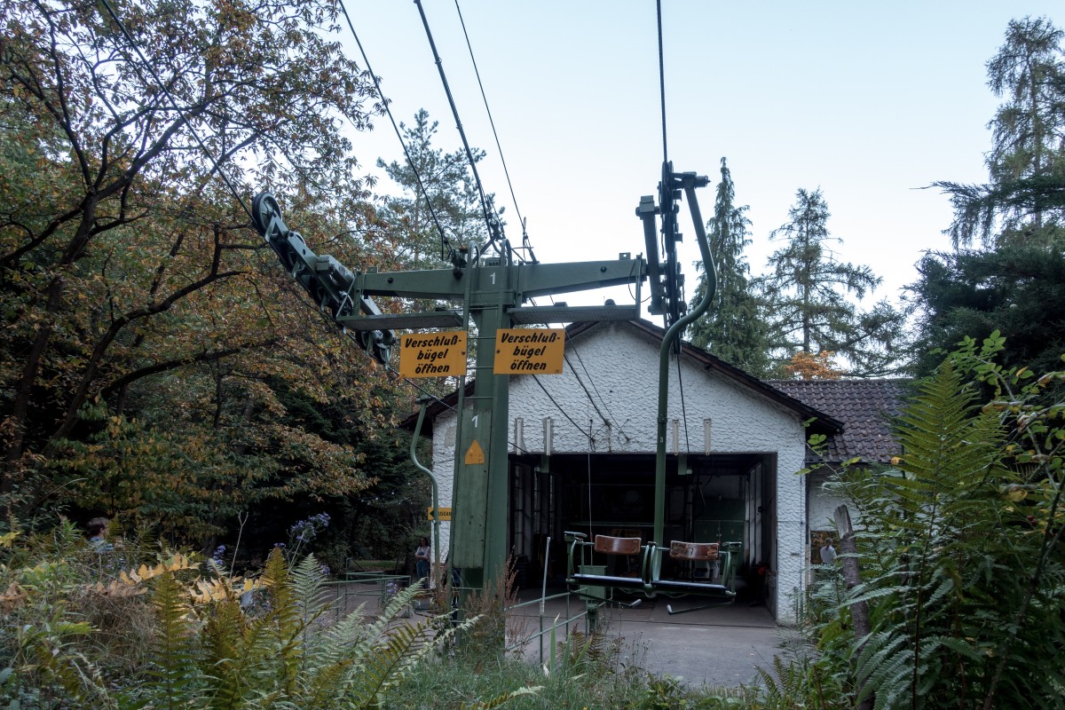 Sesselbahn Edenkoben-Rietburg, Oktober 2018