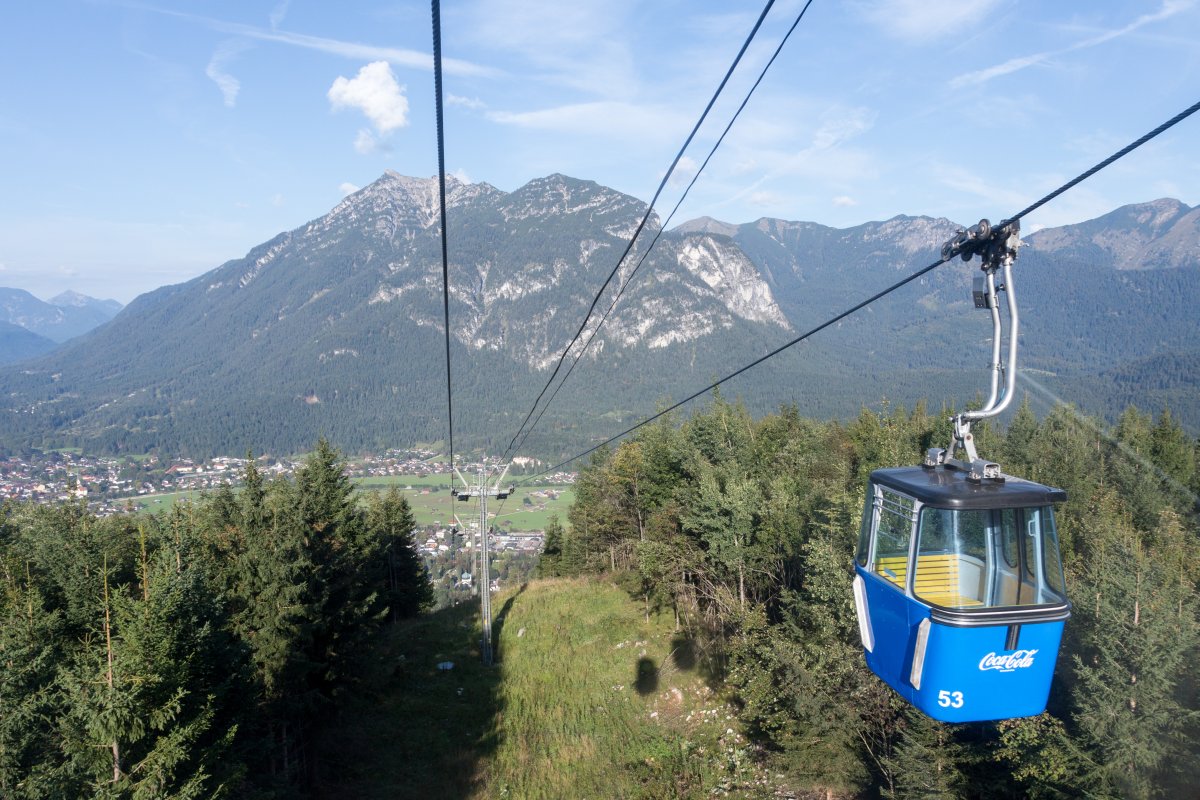 Kabinenbahn Garmisch-Partenkirchen-Wank, September 2014