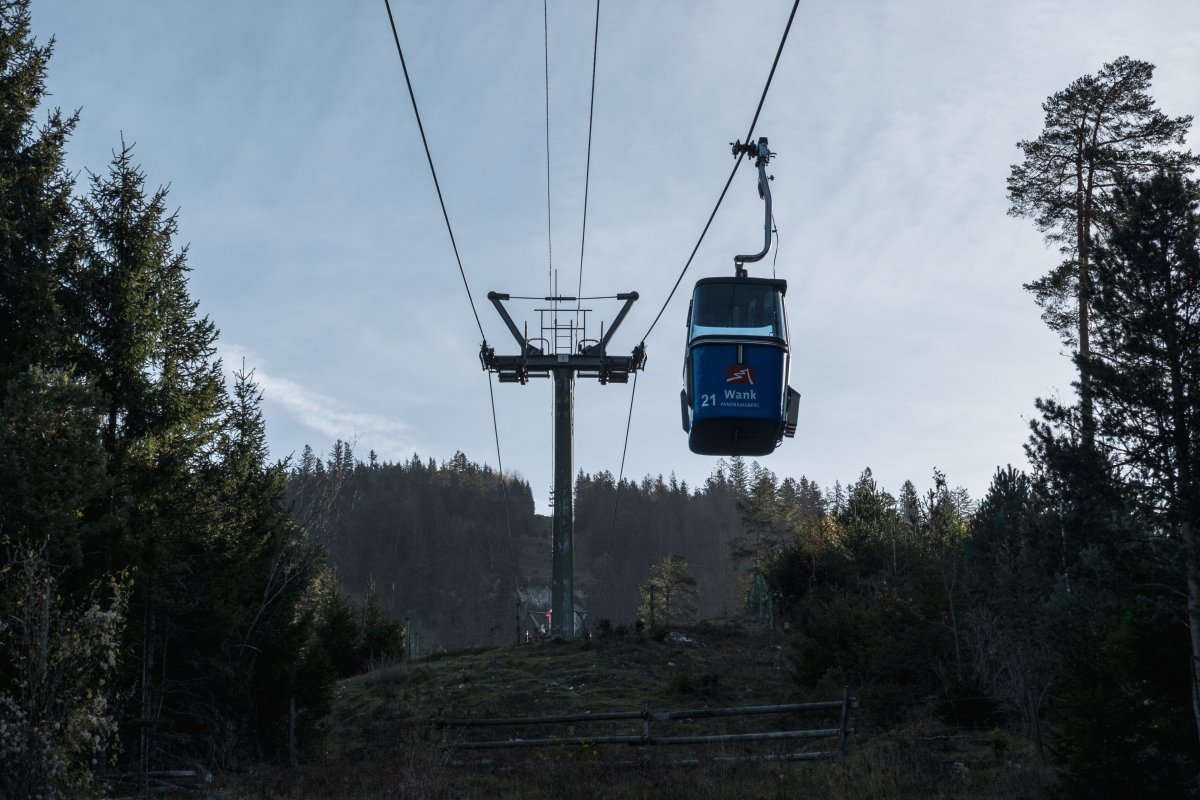 Kabinenbahn Garmisch-Partenkirchen-Mitterhütten, Oktober 2022