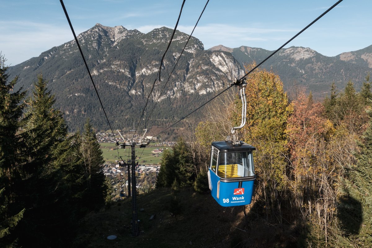 Auf dem Weg von Garmisch-Partenkirchen zum Wank