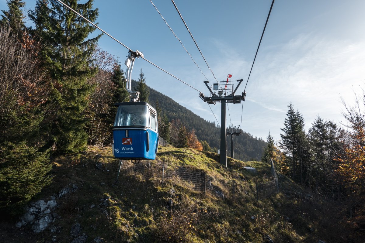 Auf dem Weg von Garmisch-Partenkirchen zum Wank