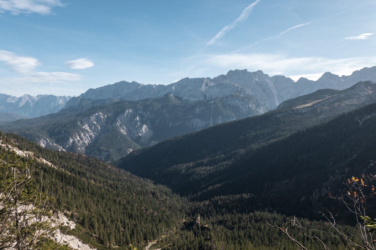 Panorama vom Kreuzeck, Oktober 2022