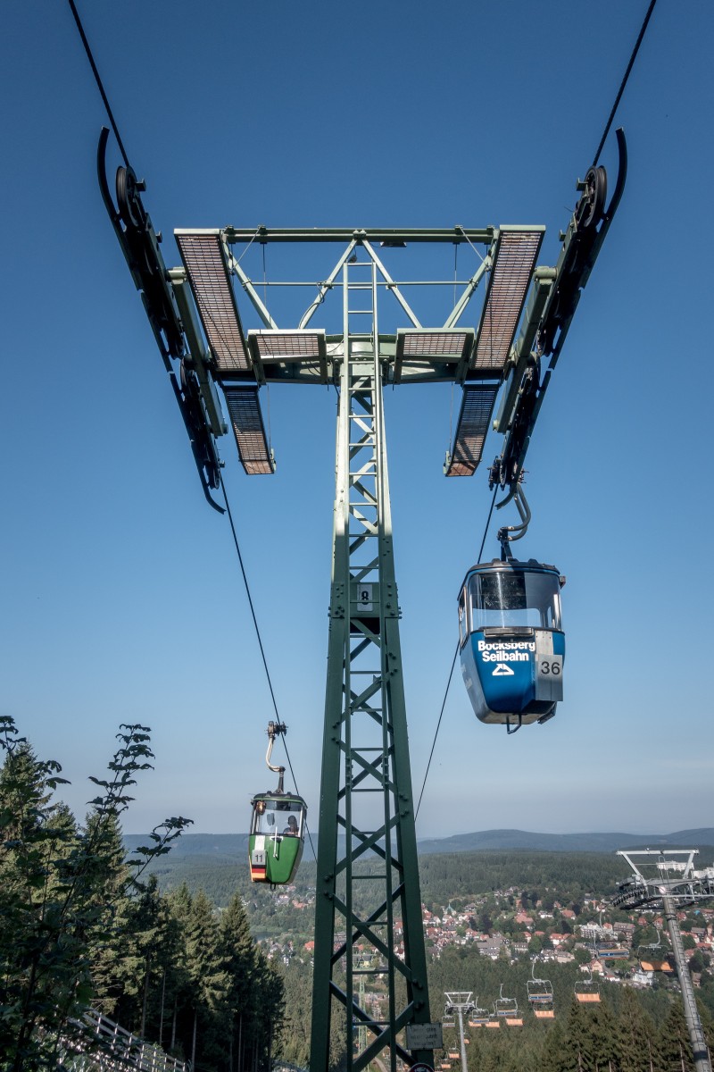 Kabinenbahn Hahnenklee-Bocksberg, August 2019