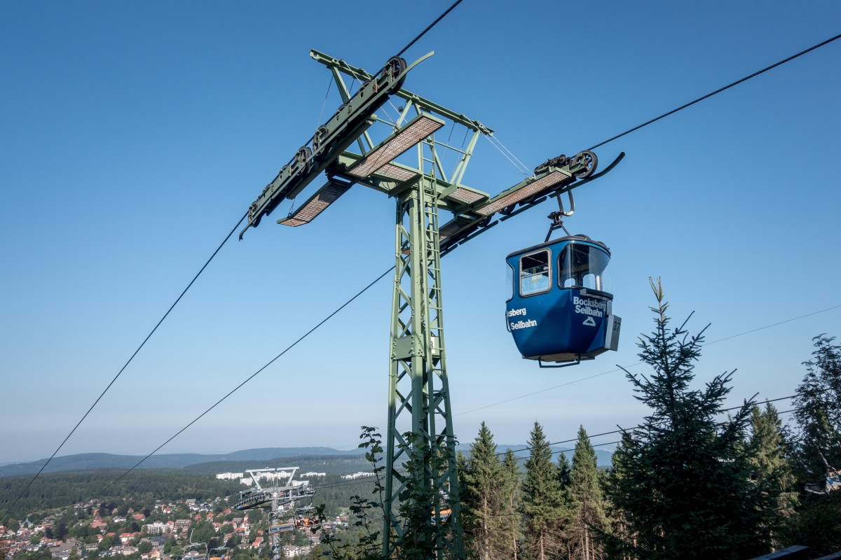 Kabinenbahn Hahnenklee-Bocksberg, August 2019
