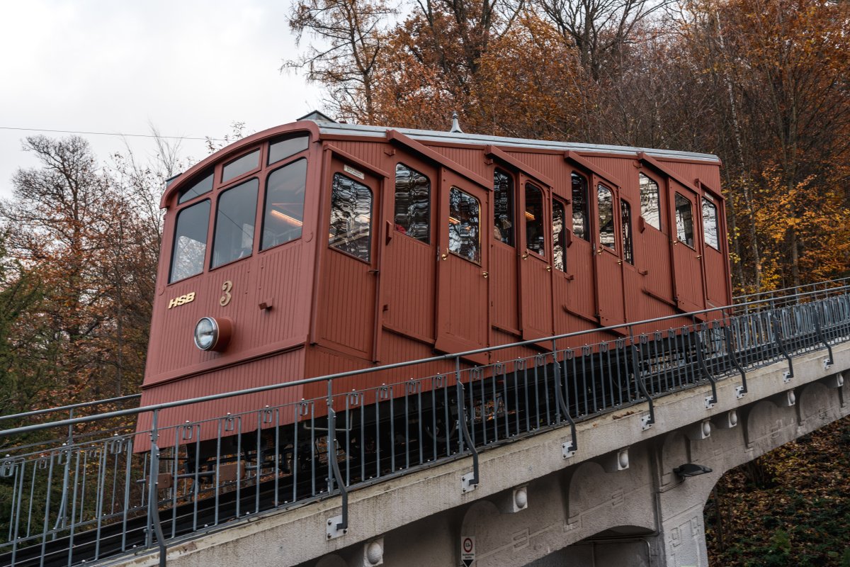 Standseilbahn Molkenkur-Königstuhl, Dezember 2022