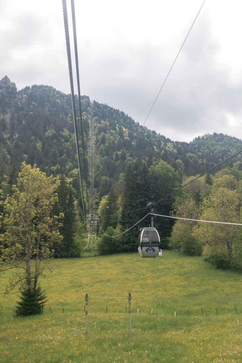 Kabinenbahn Lenggries-Brauneck, Mai 2019