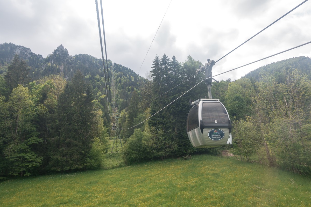 Kabinenbahn Lenggries-Brauneck, Mai 2019