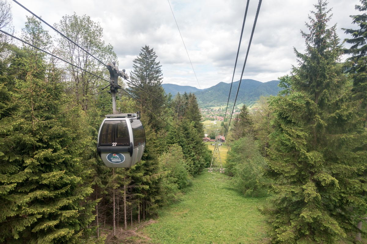 Kabinenbahn Lenggries-Brauneck, Mai 2019