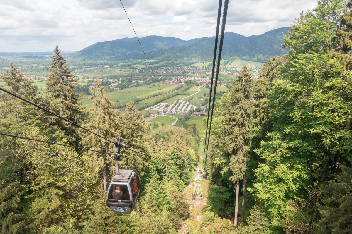 Kabinenbahn Lenggries-Brauneck, Mai 2019