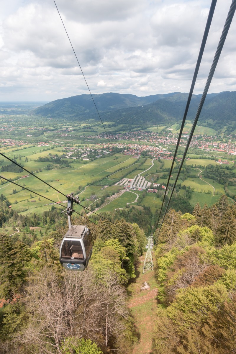 Kabinenbahn Lenggries-Brauneck, Mai 2019