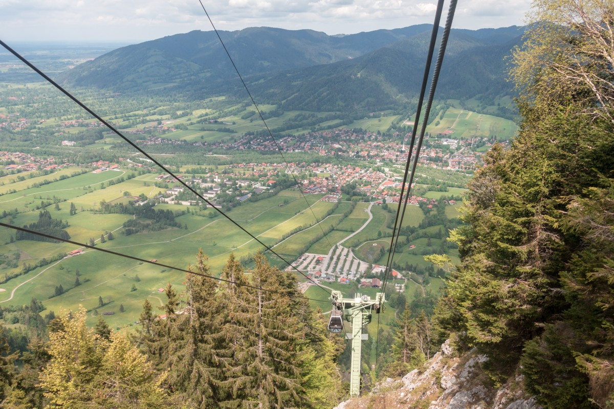 Kabinenbahn Lenggries-Brauneck, Mai 2019