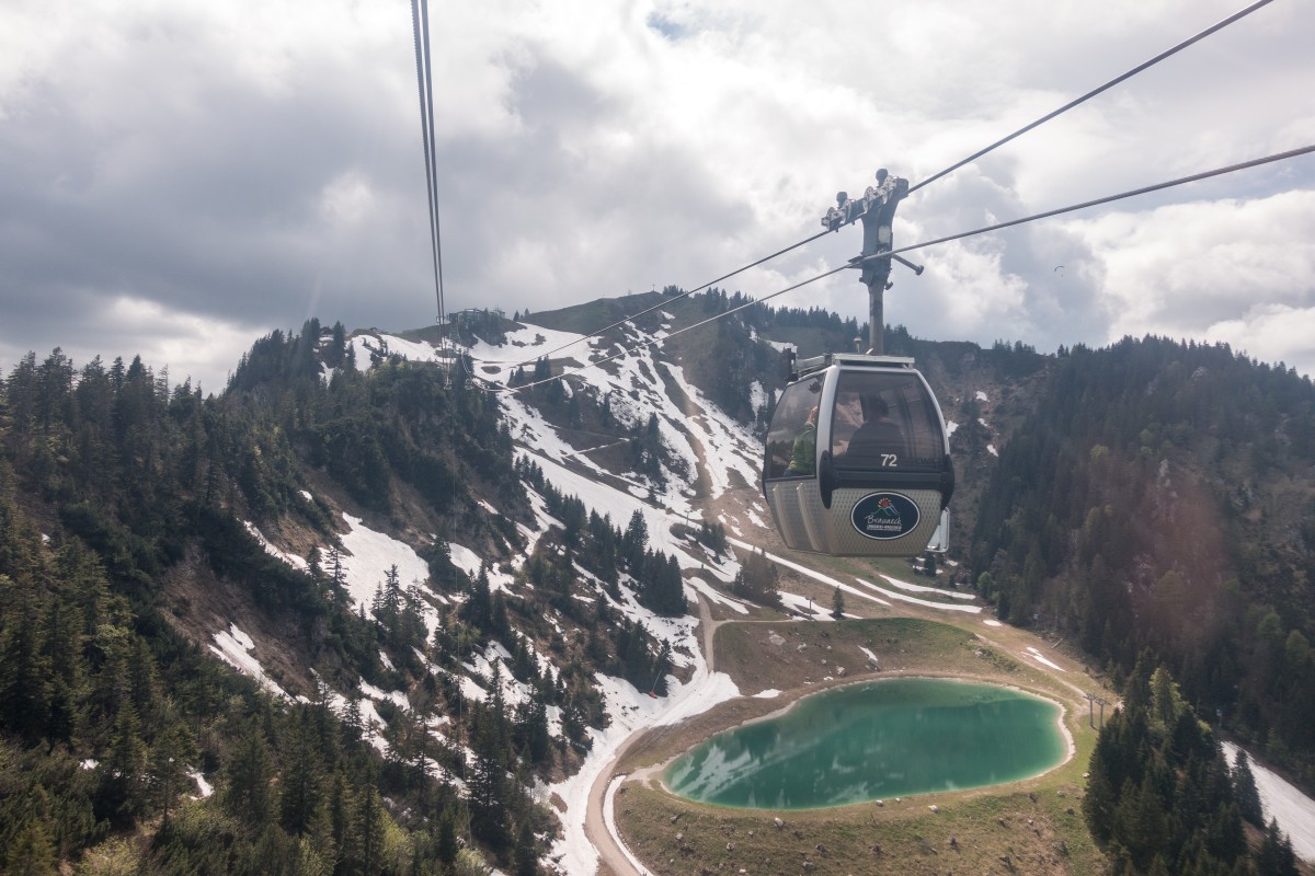 Kabinenbahn Lenggries-Brauneck, Mai 2019