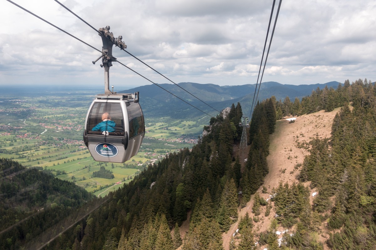 Kabinenbahn Lenggries-Brauneck, Mai 2019