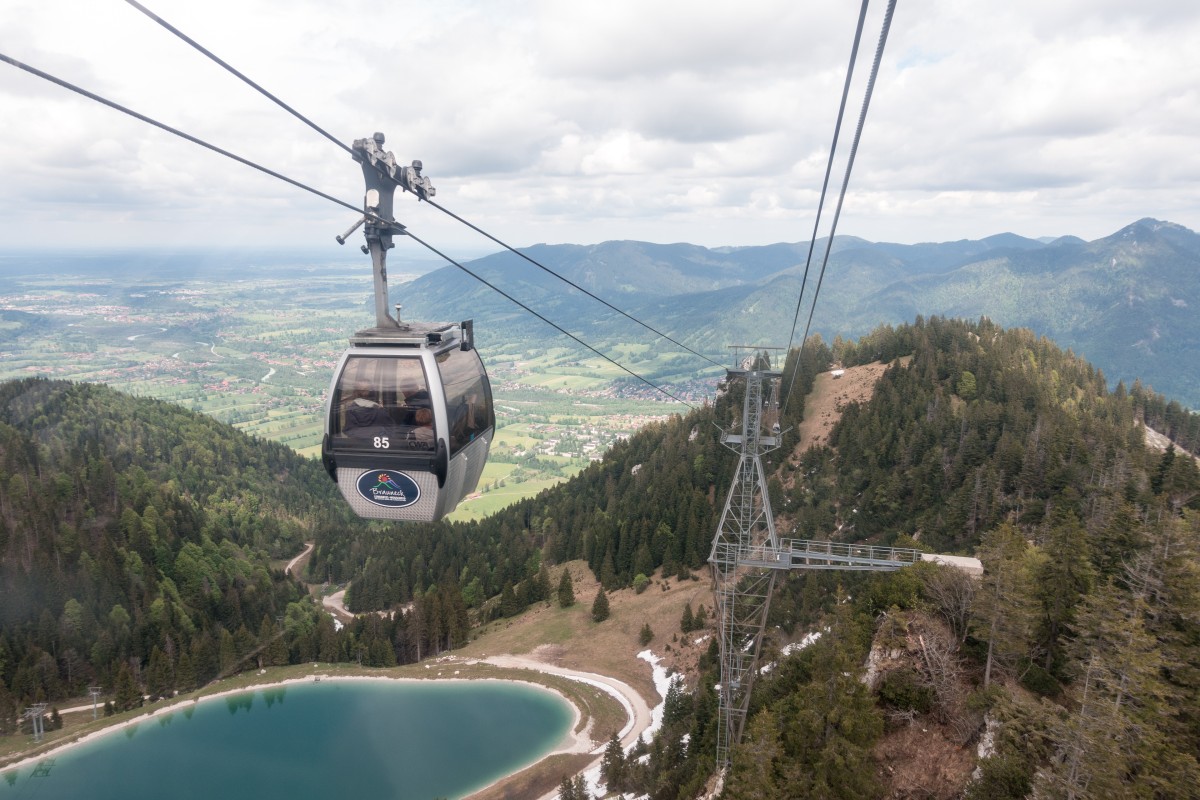 Kabinenbahn Lenggries-Brauneck, Mai 2019