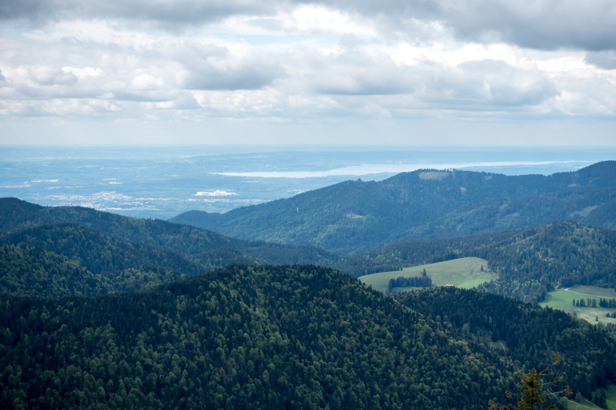 Panorama vom Brauneck, Mai 2019