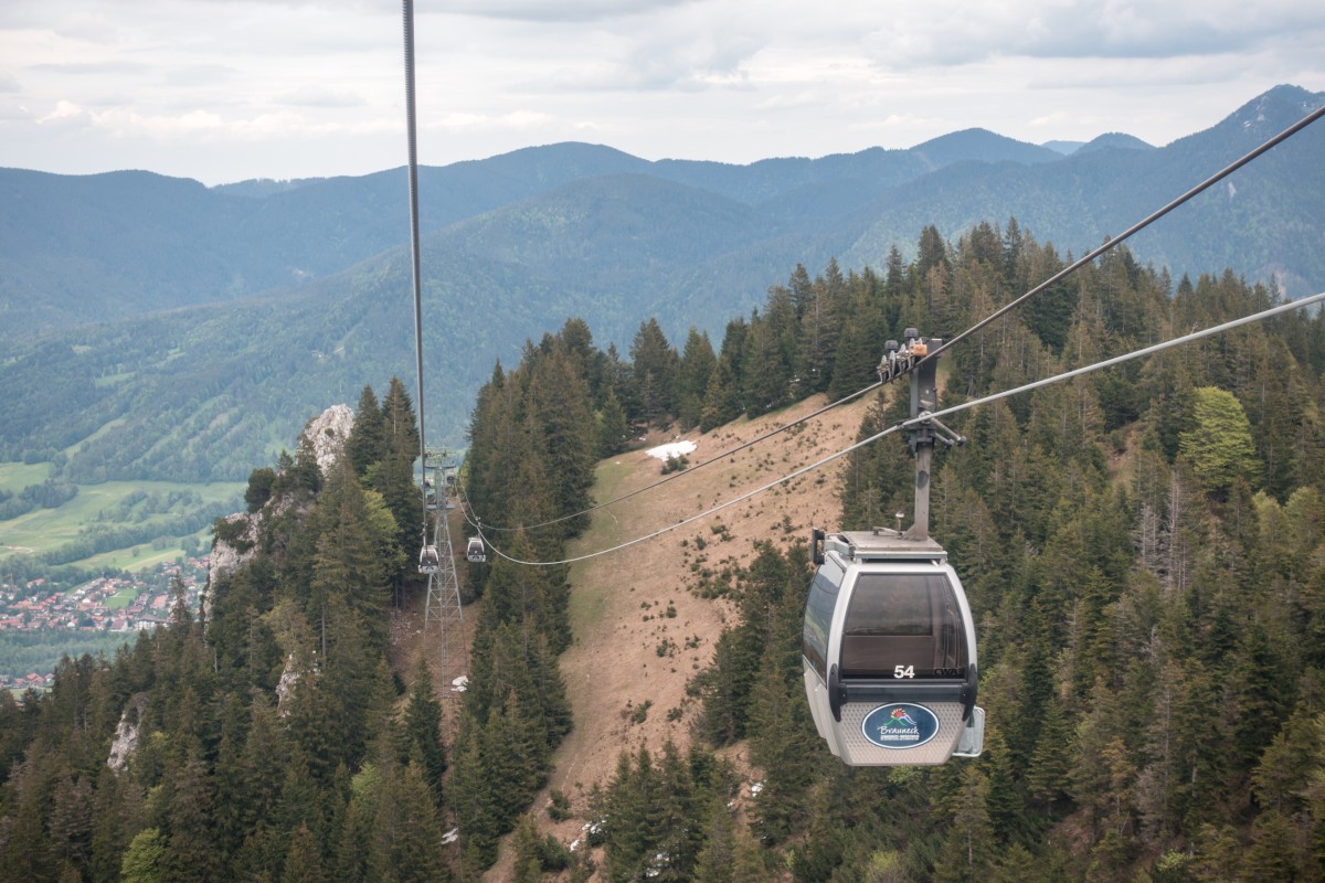 Kabinenbahn Lenggries-Brauneck, Mai 2019