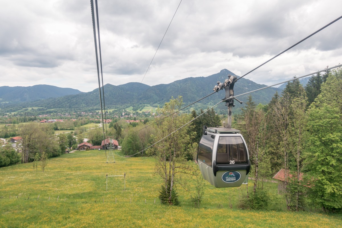 Kabinenbahn Lenggries-Brauneck, Mai 2019