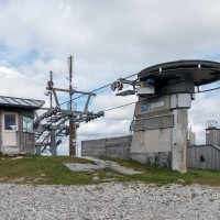 Bergstation der Sesselbahn Garland, Mai 2019