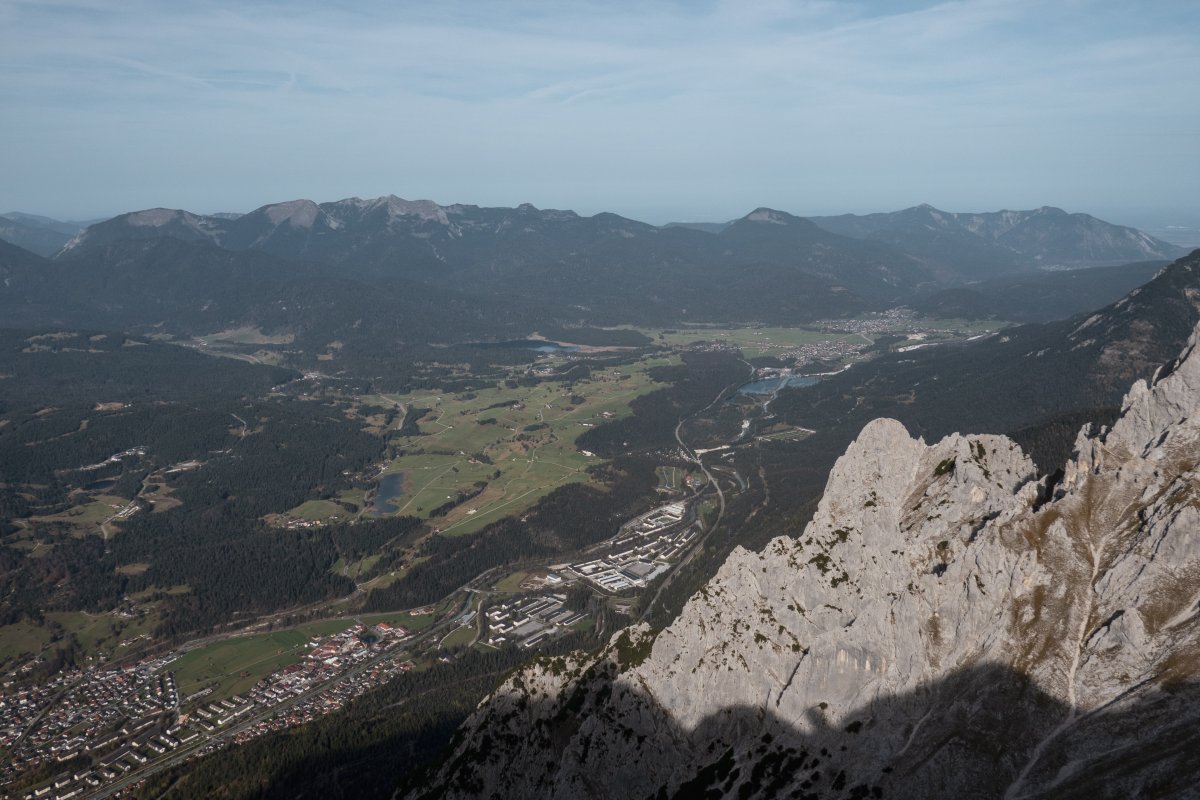 Panorama aus dem Karwendelmassiv