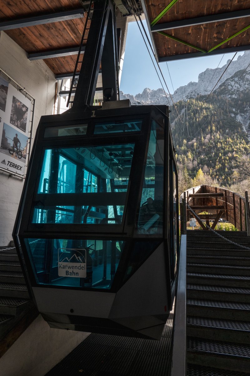 Seilbahn von Mittenwald zur Karwendelspitze