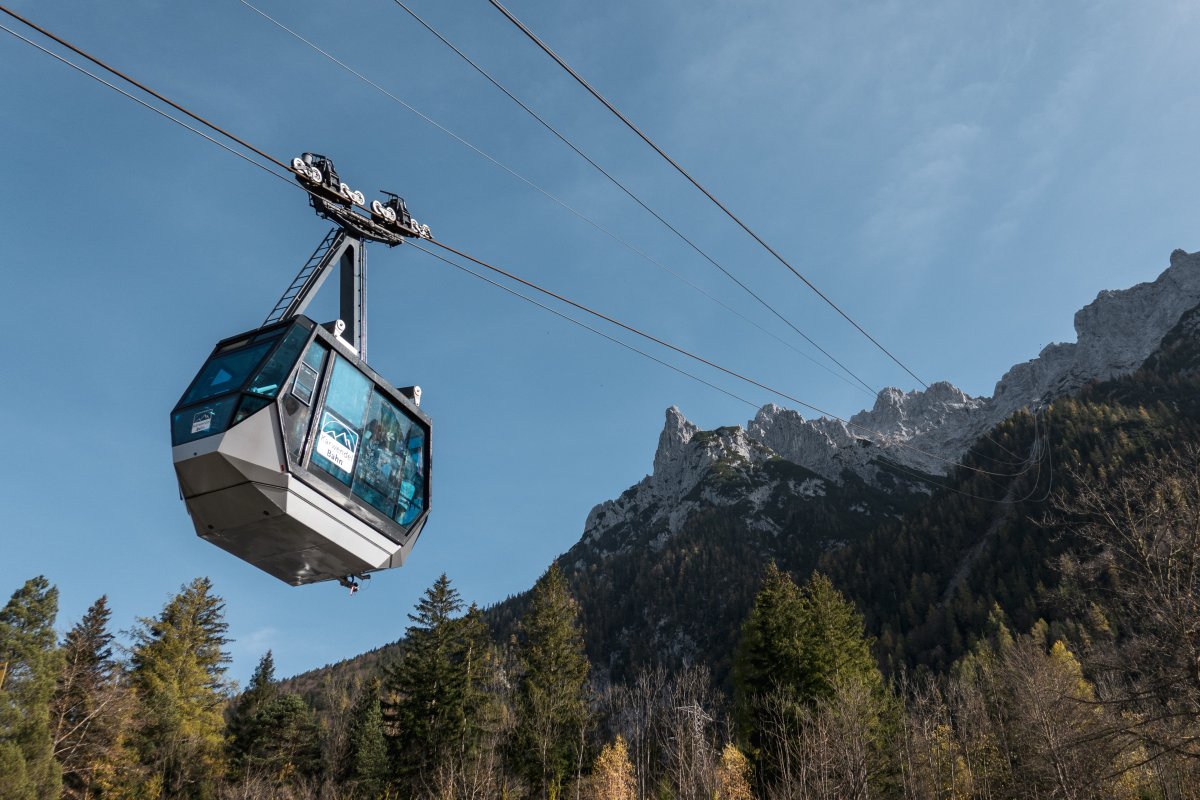 Seilbahn von Mittenwald zur Karwendelspitze