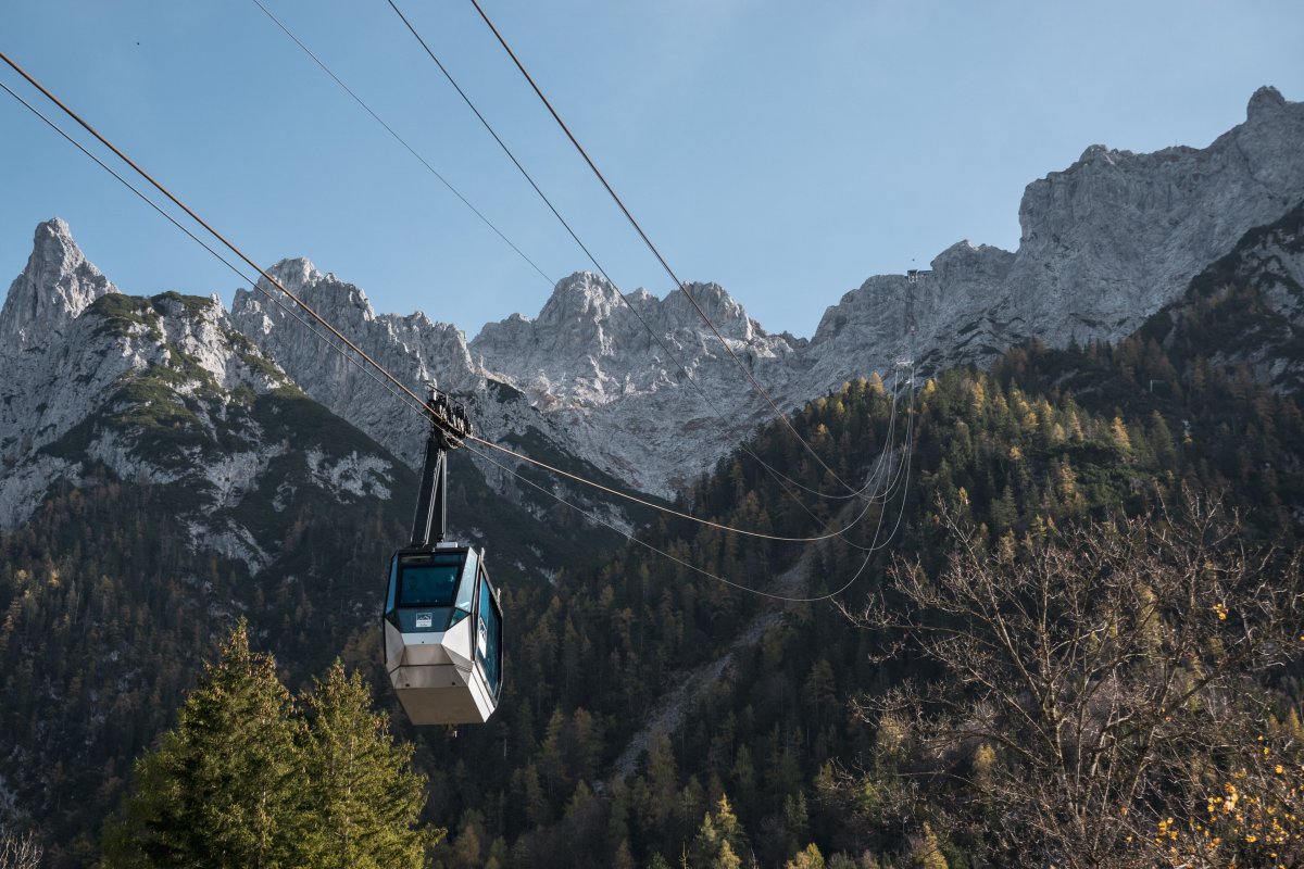 Seilbahn von Mittenwald zur Karwendelspitze