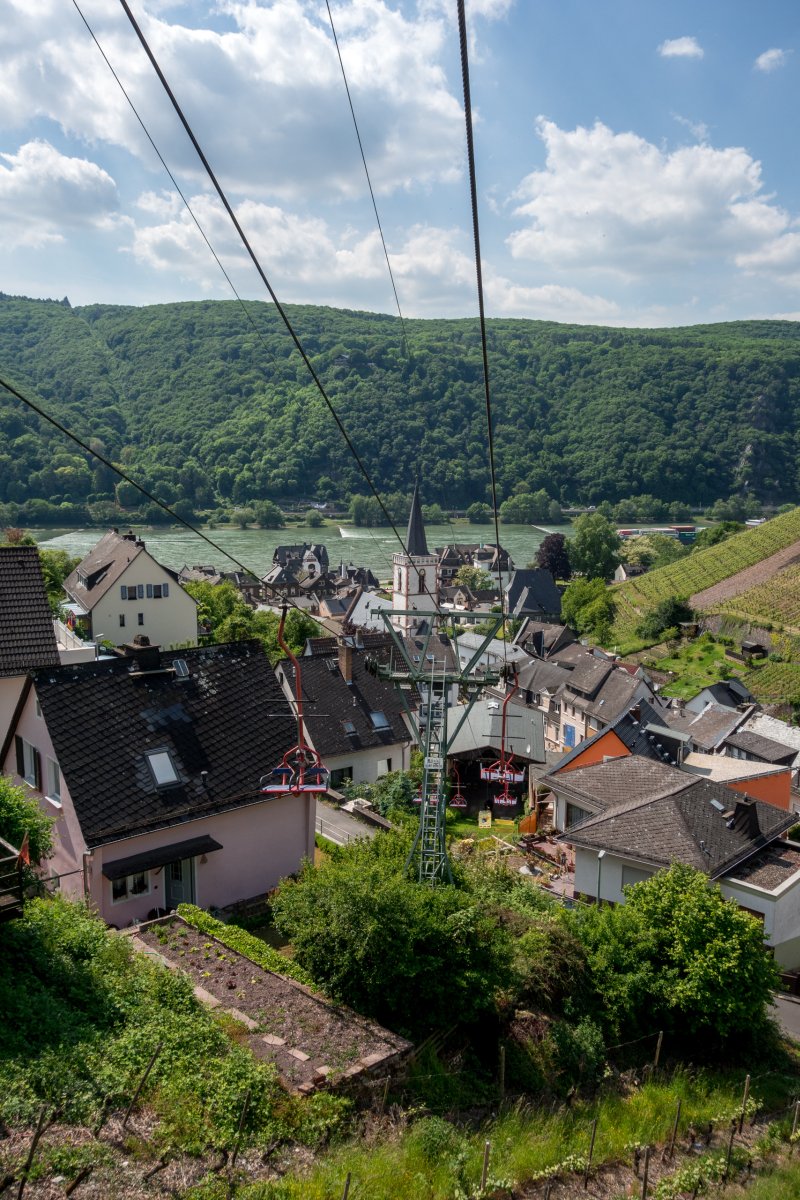 Sesselbahn Assmannshausen-Niederwald, Mai 2017
