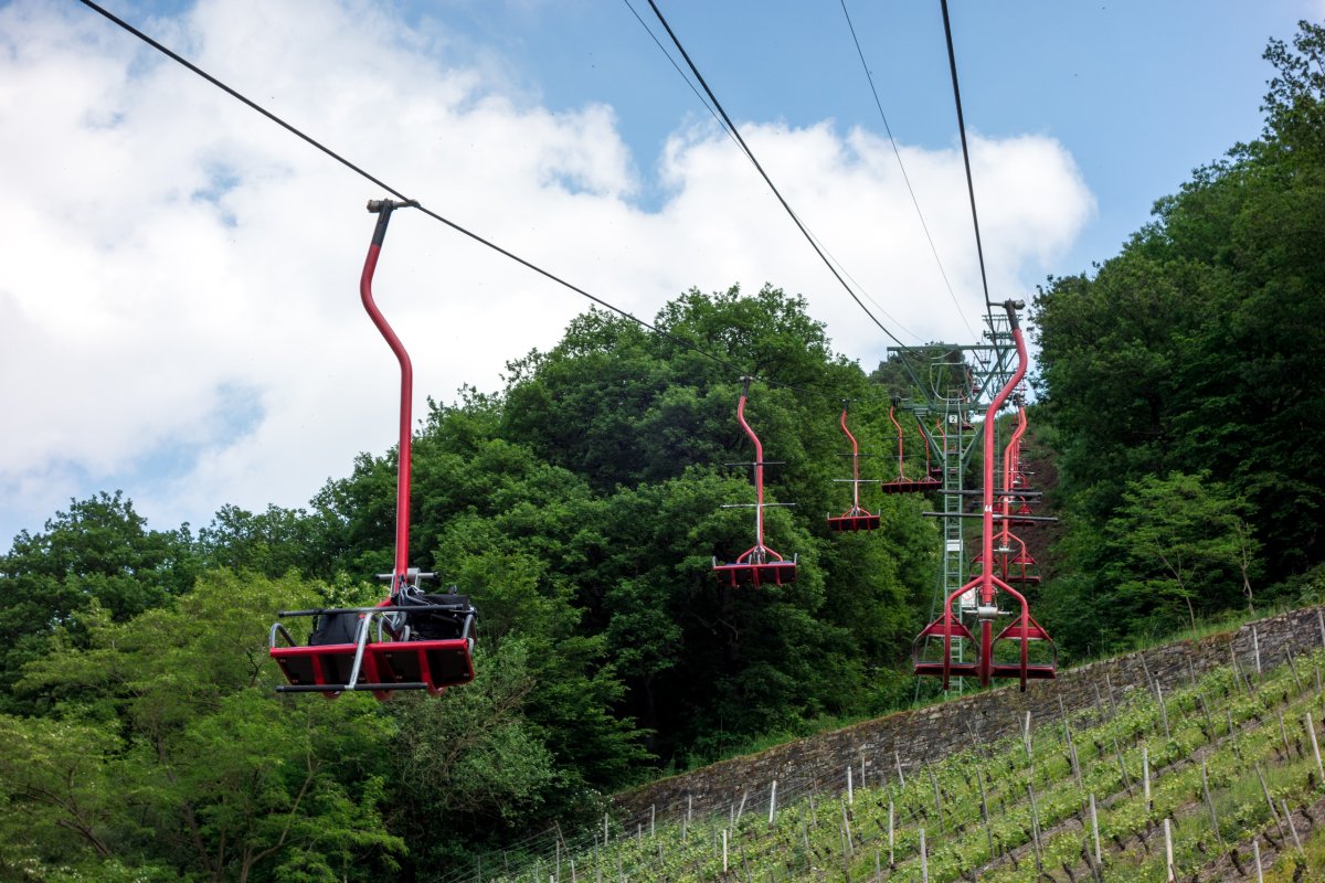 Sesselbahn Assmannshausen-Niederwald, Mai 2017