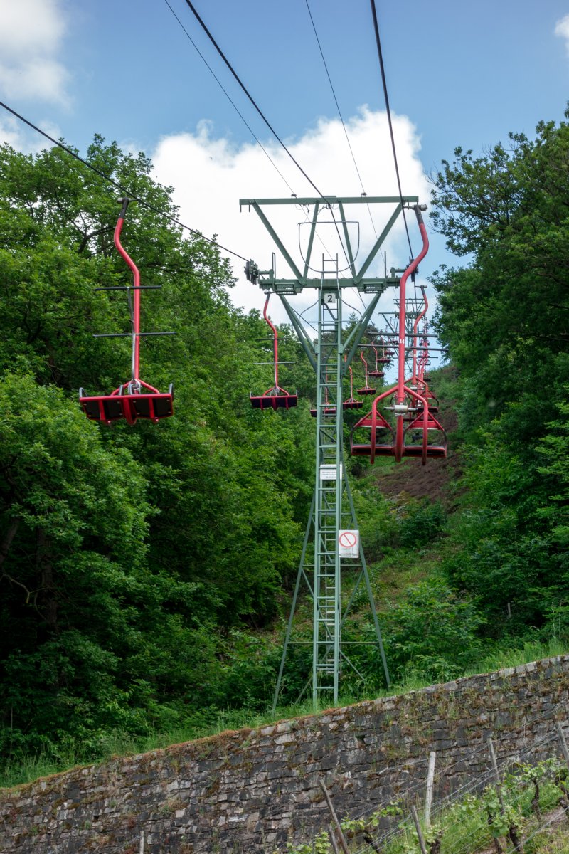 Sesselbahn Assmannshausen-Niederwald, Mai 2017