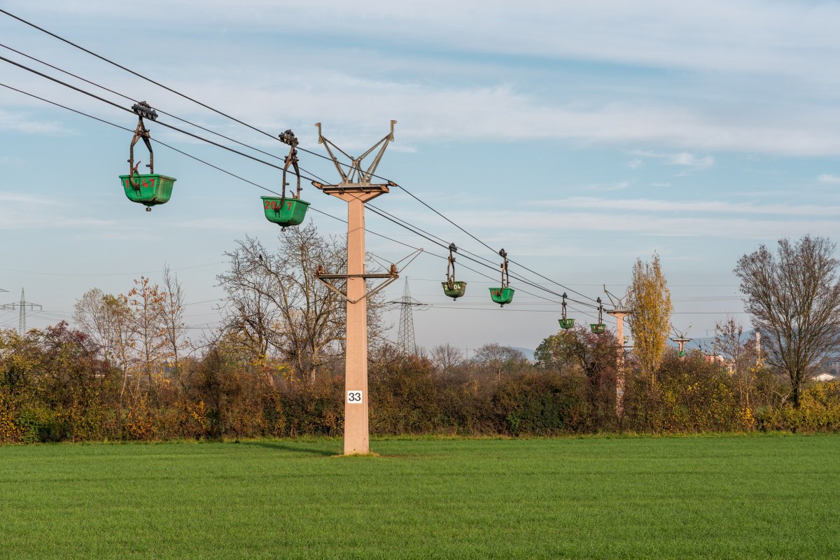 Materialseilbahn Leimen - Nußloch