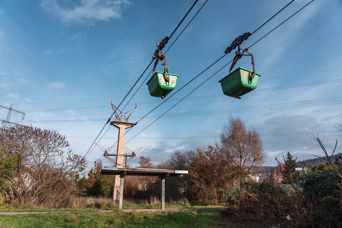 Materialseilbahn Leimen - Nußloch