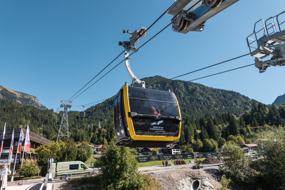 Kabinenbahn Oberstdorf-Seealp, September 2023