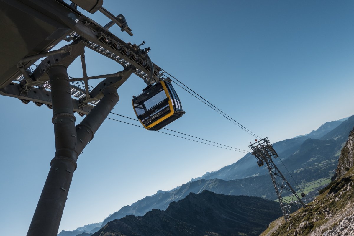 Kabinenbahn Seealp-Höfatsblick, September 2023