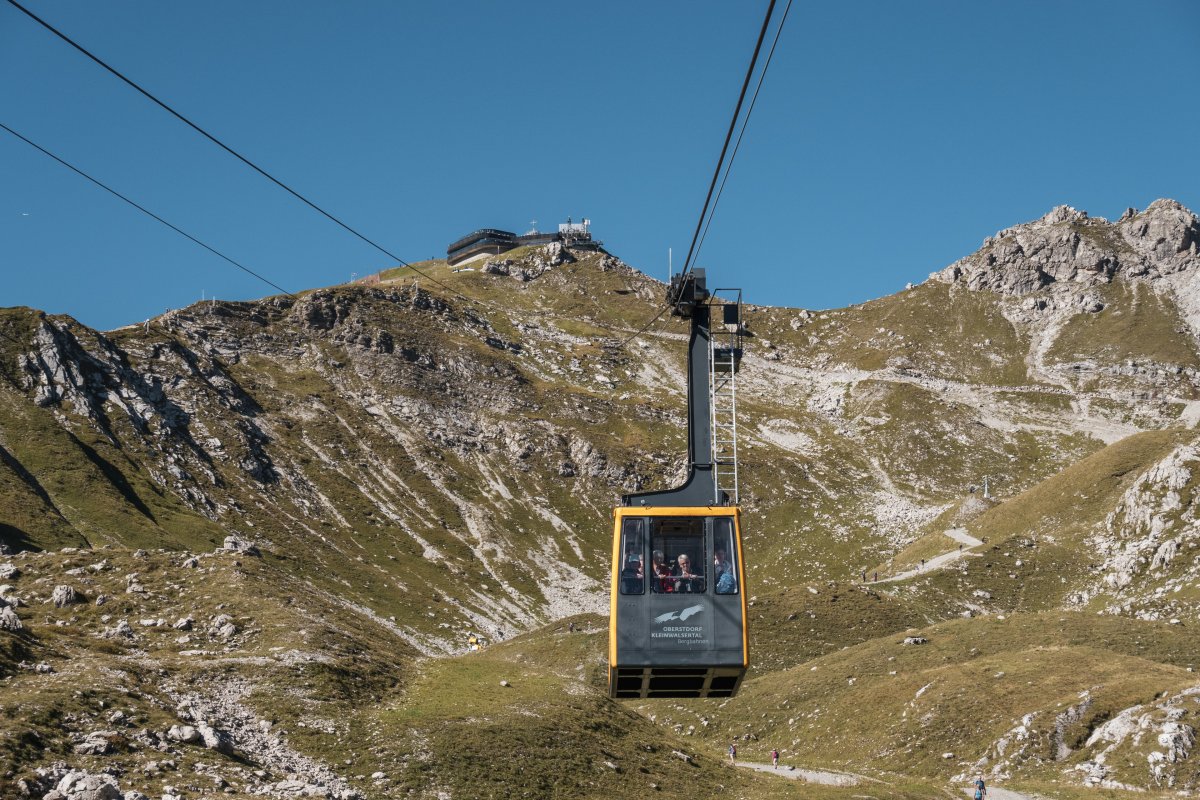 Luftseilbahn Höfatsblick-Nebelhorn, September 2023