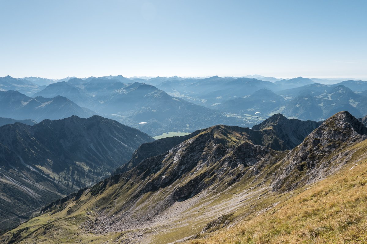 Panorama vom Nebelhorn, September 2023