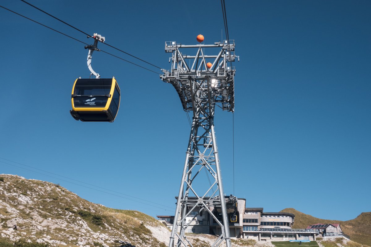 Kabinenbahn Seealp-Höfatsblick, September 2023