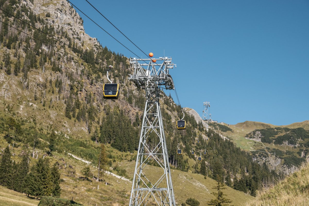 Kabinenbahn Seealp-Höfatsblick, September 2023