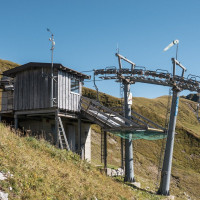 Bergstation der Sesselbahn Sonngehren, September 2023