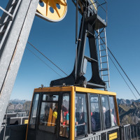 Bergstation der Luftseilbahn Höfatsblick-Nebelhorn, September 2023